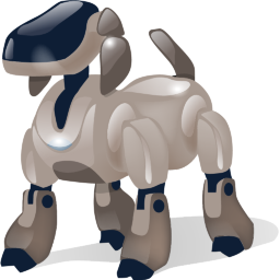 Dog Robot Shadow Icon 256x256 png